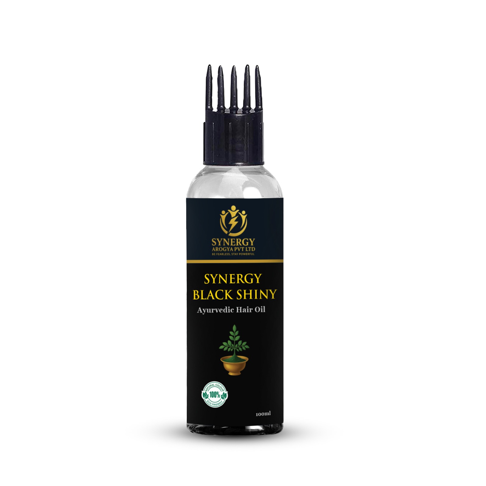 Synergy Black Shiny Ayurvedic Hair Oil